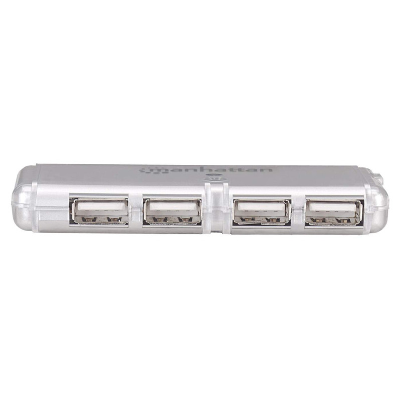 MANHATTAN 160599 - Hub USB de 4 Puertos de Alta Velocidad/ Provee Energía/ Cable USB Integrado/ Protección Contra Sobrecarga de Corriente (hot-swappable)/ LED Indicador de Alimentación/ image 8
