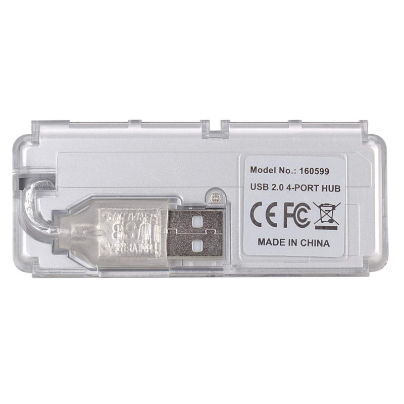 MANHATTAN 160599 - Hub USB de 4 Puertos de Alta Velocidad/ Provee Energía/ Cable USB Integrado/ Protección Contra Sobrecarga de Corriente (hot-swappable)/ LED Indicador de Alimentación/ image 11