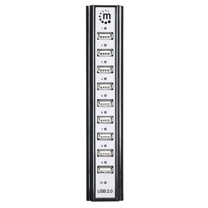 MANHATTAN 161572 - USB de Alta Velocidad de escritorio / 10 puertos, que proveen energía /  image 5
