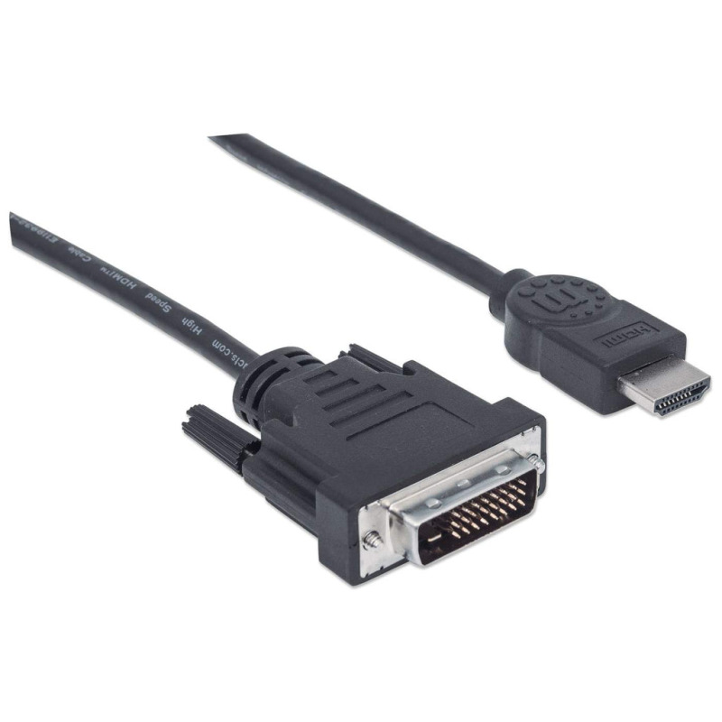 CABLE HDMI,MANHATTAN,372503, - DVI-D M-M  1.8M image 3