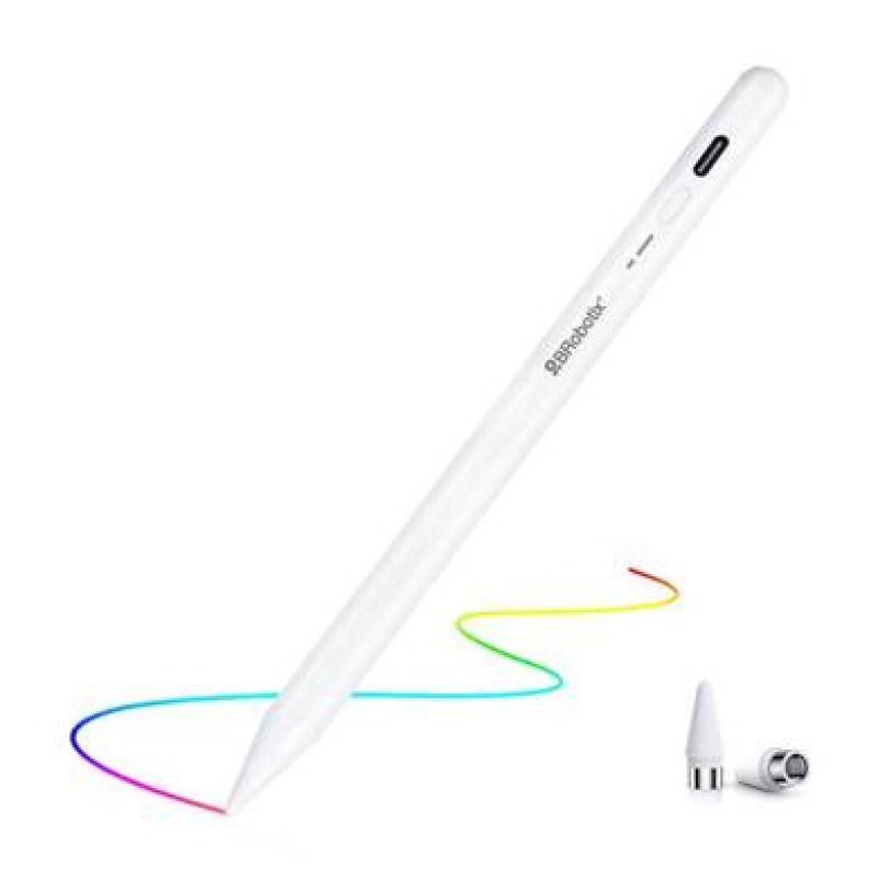 "Pluma Stylus Activa con Dos Repuestos, Color Blanco"