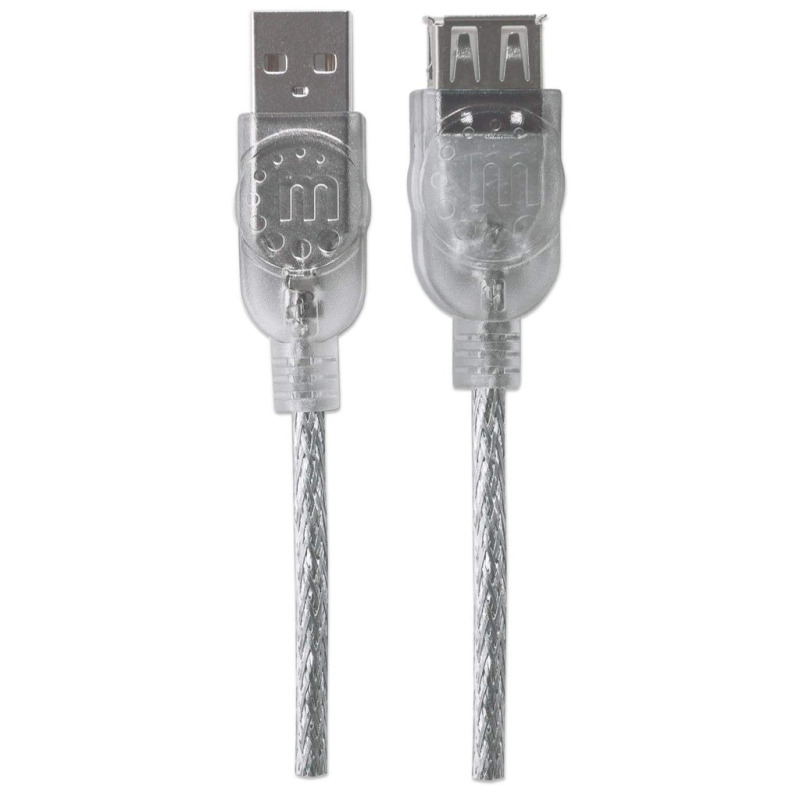 CABLE USB,MANHATTAN,340502, V2.0 EXT. 4.5M PLATA image 6