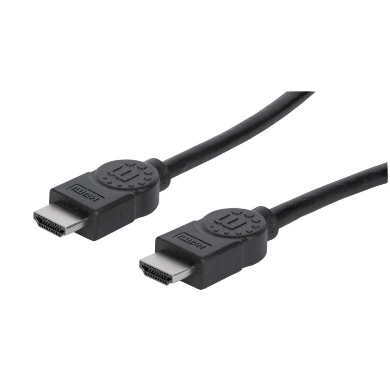 MANHATTAN 323215- Cable HDMI de Alta Velocidad de 2 Metros/ Resolución 4k@30Hz/ Soporta 3D y Canal de Ethernet de 100 Mbps/ Soporta Canal de Retorno de Audio (ARC)/ Blindado para Reducir Interferencia/  image 2