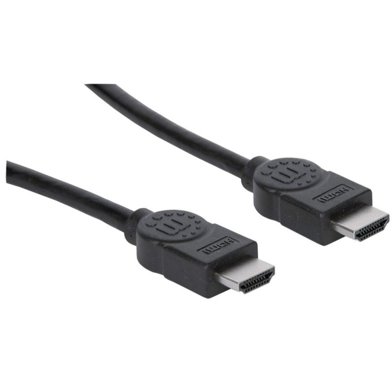 MANHATTAN 323215- Cable HDMI de Alta Velocidad de 2 Metros/ Resolución 4k@30Hz/ Soporta 3D y Canal de Ethernet de 100 Mbps/ Soporta Canal de Retorno de Audio (ARC)/ Blindado para Reducir Interferencia/  image 4