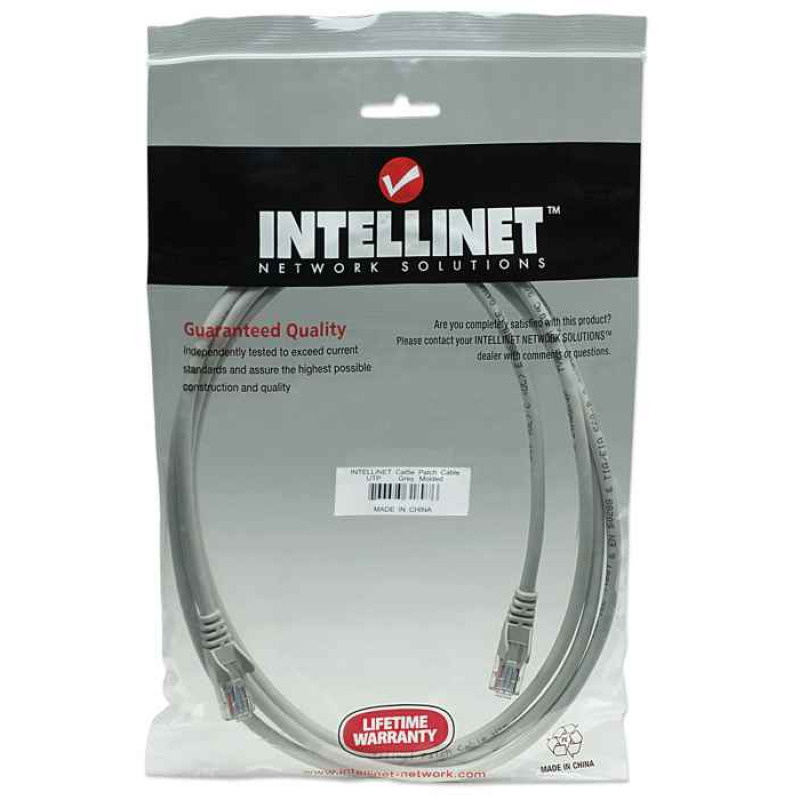 CABLE PATCH,INTELLINET,319812, 4.2M14.0F CAT 5E UTP GRIS image 3