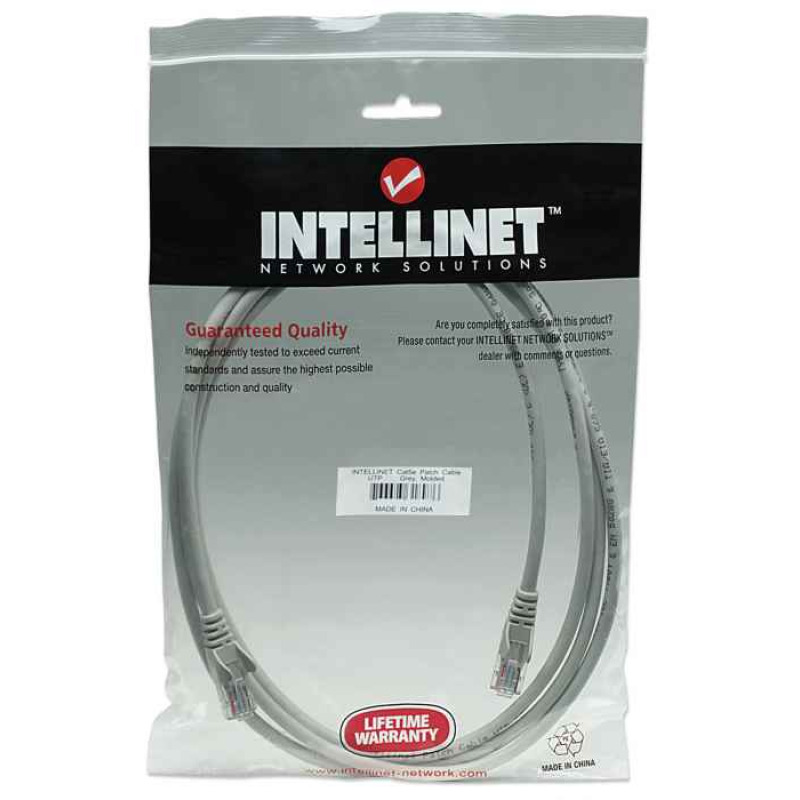 CABLE PATCH,INTELLINET,319867, 7.6M25.0F CAT 5E UTP GRIS image 3