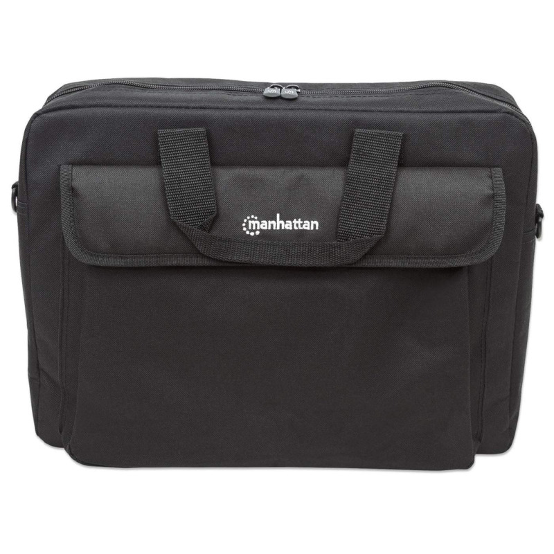MANHATTAN 438889 Maletín para Computadora Portátil – London Acceso por la parte superior; se ajusta a la mayoría de las computadoras con pantalla amplia de hasta 15.6", Negro (Sobre Pedido) image 7