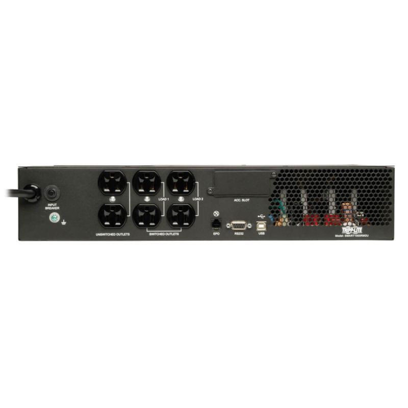 NOBREAK TRIPP LITE SMART1000RM2U SERIE SMARTPRO 1000VA 1000W 120V ONDA SINUSOIDAL, INTERACTIVO,8 CONTACTOS, OPCION DE TARJETA DE RED, LCD, USB,DB9,2U RACK/TORRE. GARANTIA 2 AÑOS. image 3