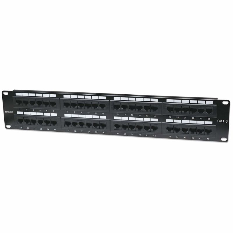 INTELLINET 560283 - PANEL PARCHEO CAT 6 / 48 PTOS / 2 NIV. RACK