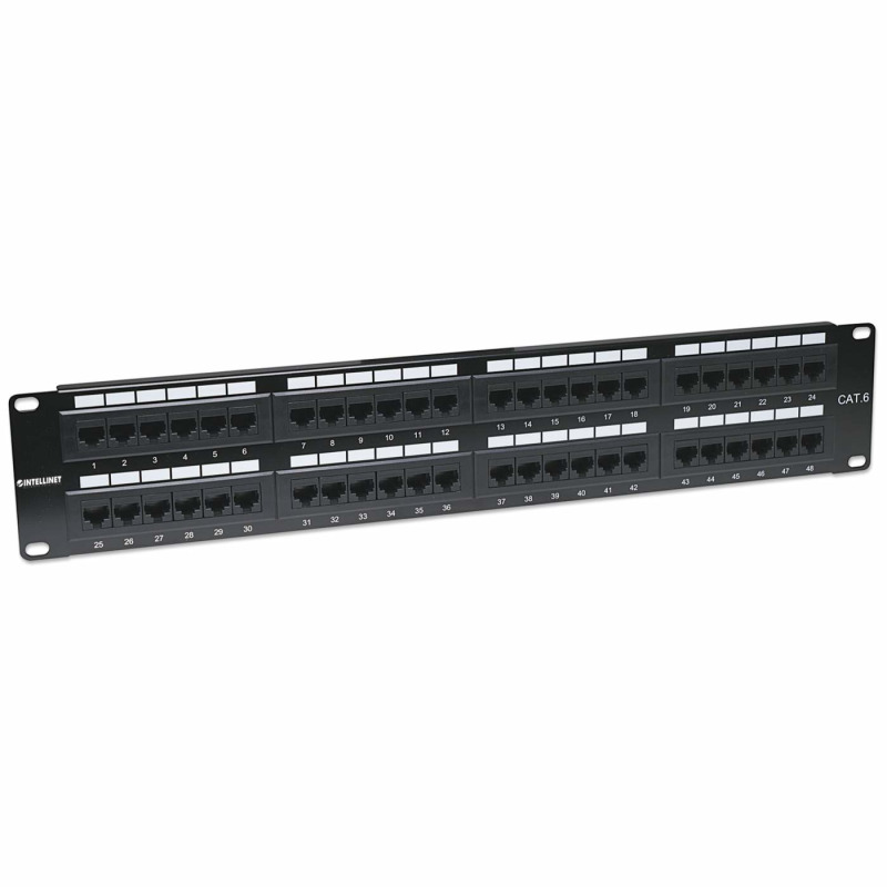 INTELLINET 560283 - PANEL PARCHEO CAT 6 / 48 PTOS / 2 NIV. RACK image 5