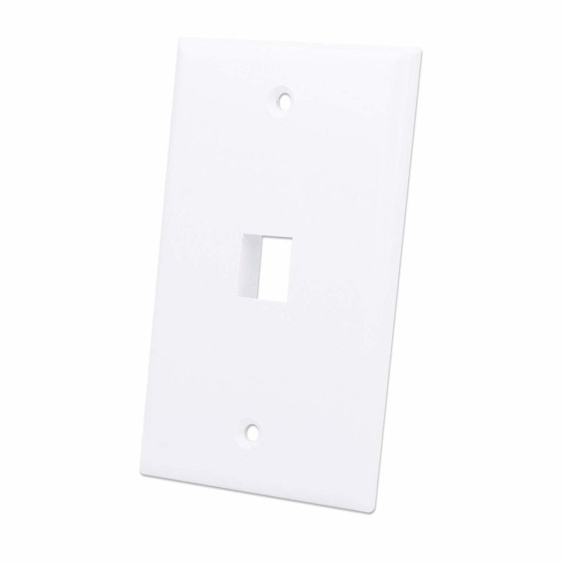 INTELLINET 163286 - TAPA (FACEPLATE) / 1 PERFORACION / BLANCO
