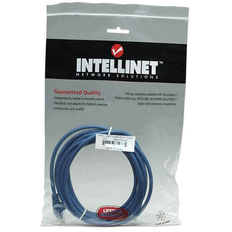 INTELLINET 318938 - CABLE PATCH / 1.0m( 3.0f) / Cat 5e / UTP AZUL image 5