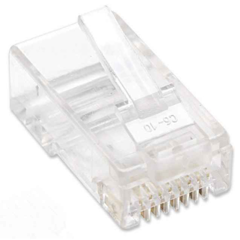 INTELLINET 790055 PLUG RJ45 CAT5E MULTIFILAR UTP BOTE 100 PZAS ORO 15-MICRAS UTP image 5