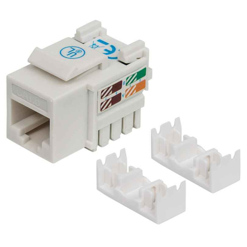 INTELLINET 210591 - JACK CAT 6 / DE IMPACTO / (KEYSTONE) / BLANCO
