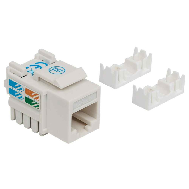 INTELLINET 210591 - JACK CAT 6 / DE IMPACTO / (KEYSTONE) / BLANCO image 6