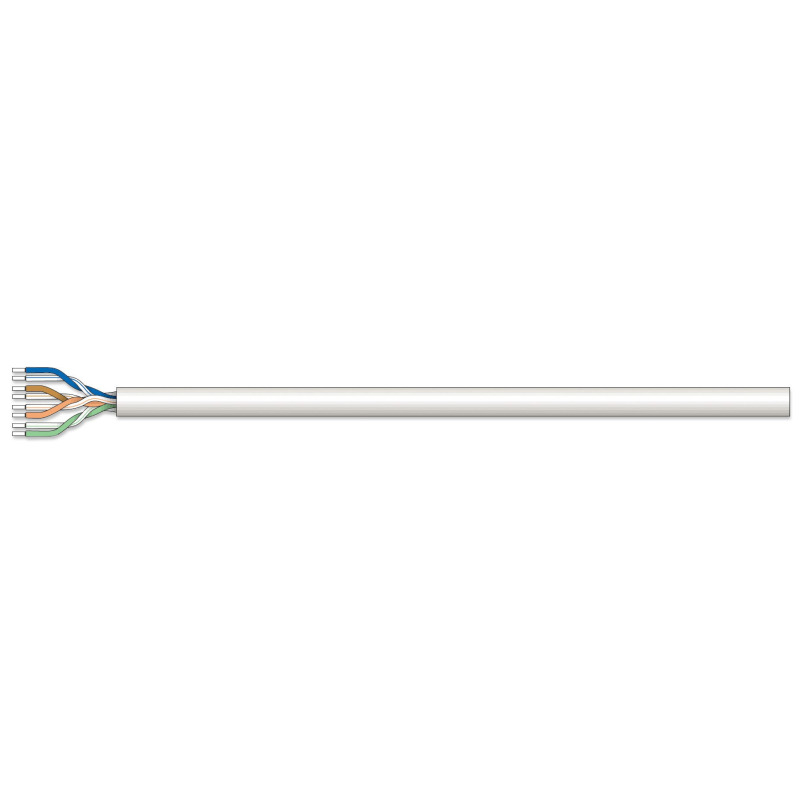 INTELLINET 334136 Bobina de Cable UTP Cat6, Sólida, 100% cobre, 305 m de cable UTP, Filamento sólido, CM, Certificable, Gris image 7