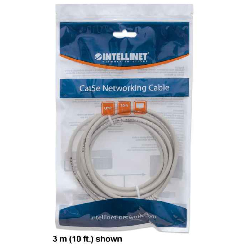 INTELLINET 340373 - CABLE PATCH / CAT 6 / 1.0M( 3.0F) / UTP GRIS image 7
