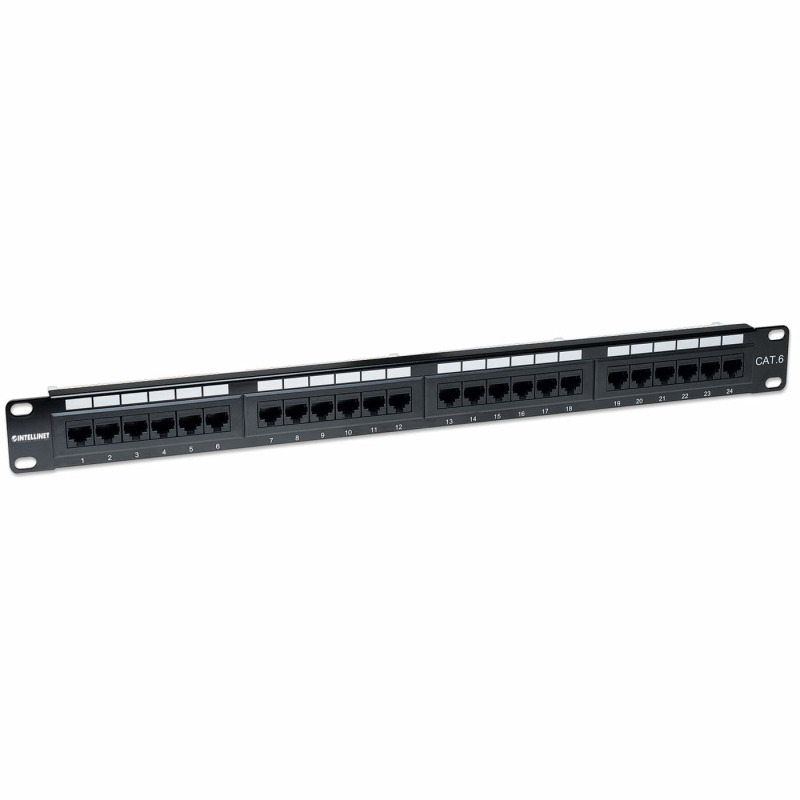 INTELLINET 520959 - PANEL PARCHEO CAT 6 / 24 PTOS /1 NIV. RACK image 5