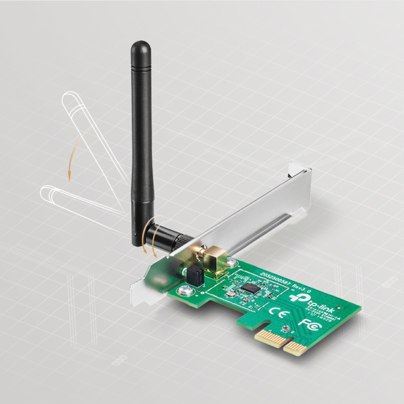 TP-LINK - TL-WN781ND / Adaptador PCI Express inalámbrico N / 150 Mbps image 9