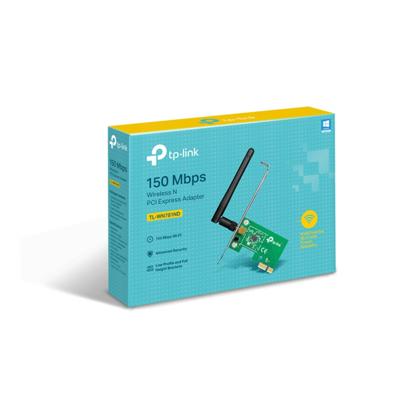 TP-LINK - TL-WN781ND / Adaptador PCI Express inalámbrico N / 150 Mbps image 10