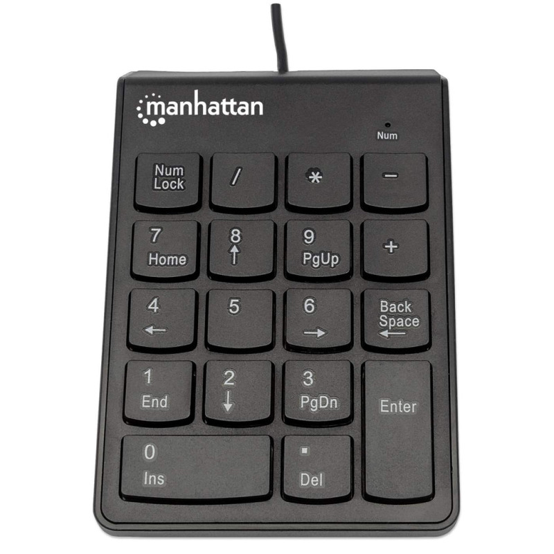 TECLADO,MANHATTAN,176354, NUMERICO USB NEGRO image 5