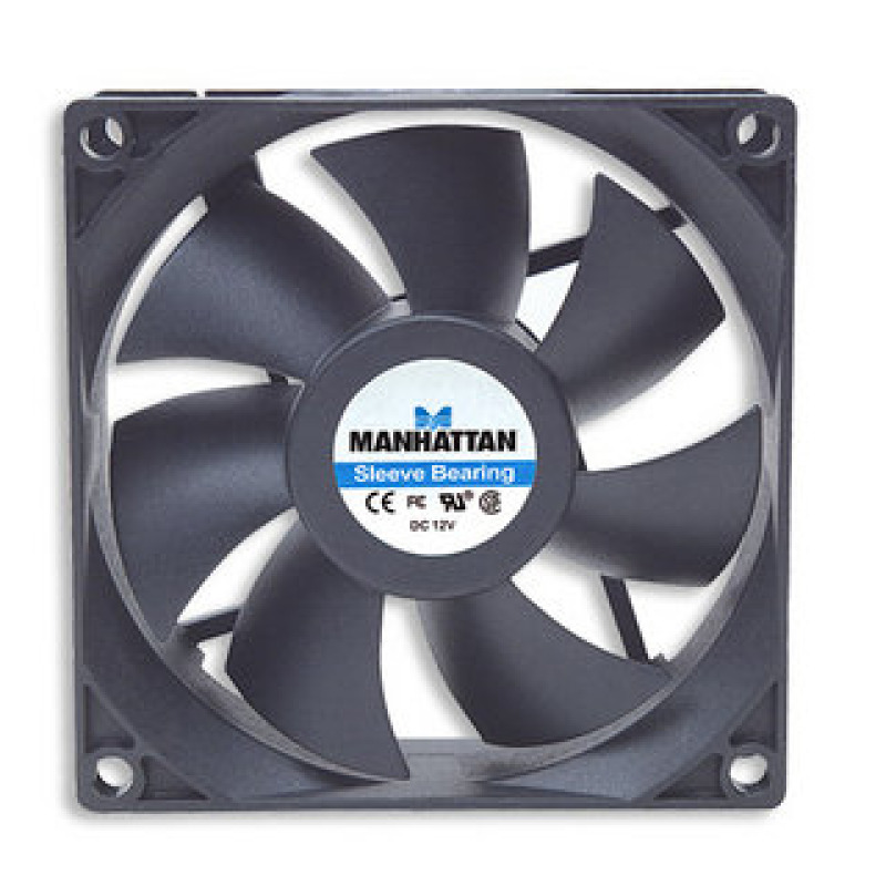 VENTILADOR,MANHATTAN,700320, 80X80X25 MM, 4 PINES,GABINETE CPU image 3