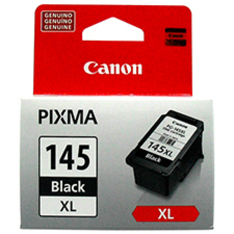 CARTUCHO CANON PG-145 XL NEGRO,RENDIMIENTO 300 PAGINAS,COMPATIBLE: MX491,MG2410,MG2510,MG2910,MG3010,TS3110,IP2810