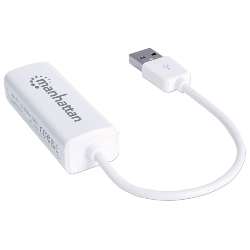 MANHATTAN 506731 - Adaptador Fast Ethernet USB de Alta Velocidad 2.0/ Velocidad Hasta 100 Mbps Fast Ethernet/ Hot Swap/ Full Dúplex con Detección Automática de la Velocidad/ Certificaciones: FCC Clase B, Marca CE, RoHS/ image 7
