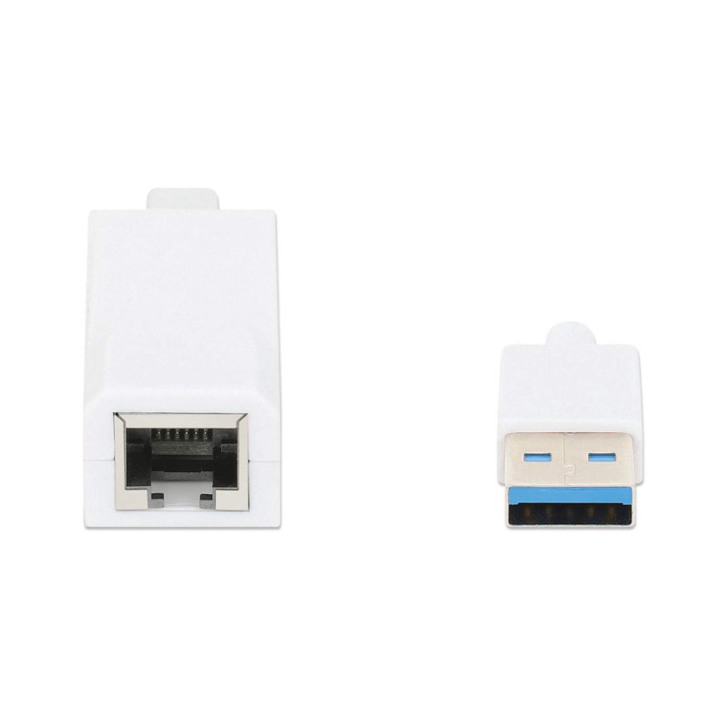 MANHATTAN 506847 Adaptador de Súper Velocidad USB 3.0 a RJ-45 GB Ethernet 10/100/1000 Mbps Gigabit Ethernet, Súper Velocidad USB 3.0 image 6