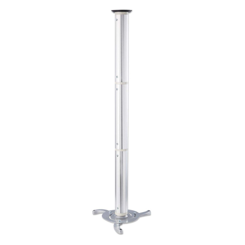 MANHATTAN 424820 - Soporte de Techo para Proyector/ 10 Kg de Carga/ Barra Extensible de 13 a 106 cm/ Ajuste Vertical, Giro y Altura/ Construido en Aluminio/ Administrador de Cable/ Sujeta con Seguridad la Mayoría de los Proyectores/ image 4