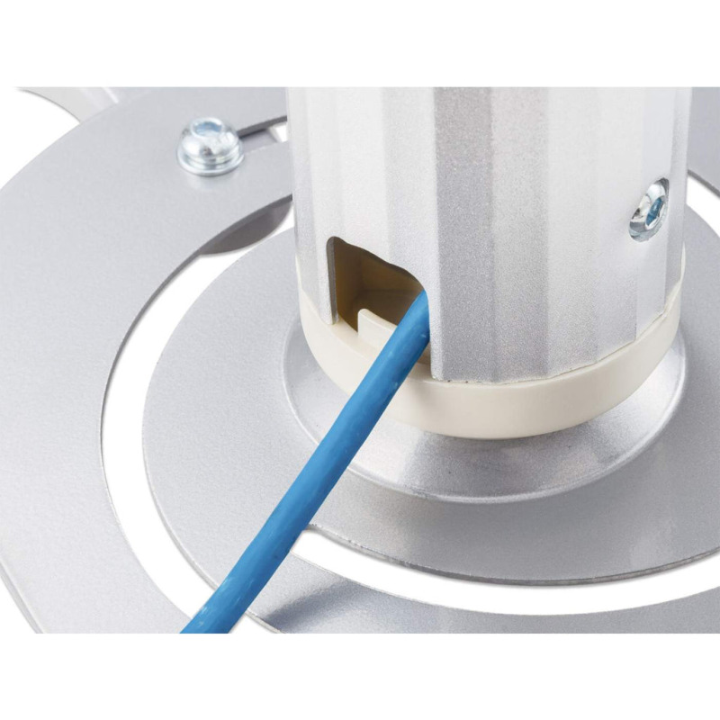 MANHATTAN 424820 - Soporte de Techo para Proyector/ 10 Kg de Carga/ Barra Extensible de 13 a 106 cm/ Ajuste Vertical, Giro y Altura/ Construido en Aluminio/ Administrador de Cable/ Sujeta con Seguridad la Mayoría de los Proyectores/ image 9