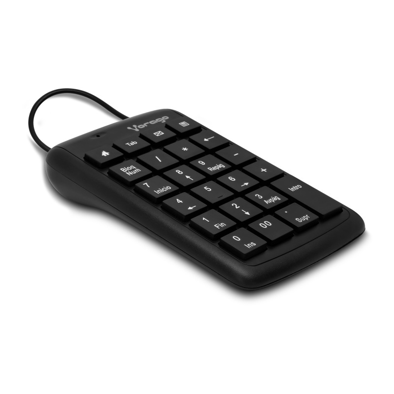 Vorago KB-105 teclado numérico Computadora portátil/PC USB Negro image 12