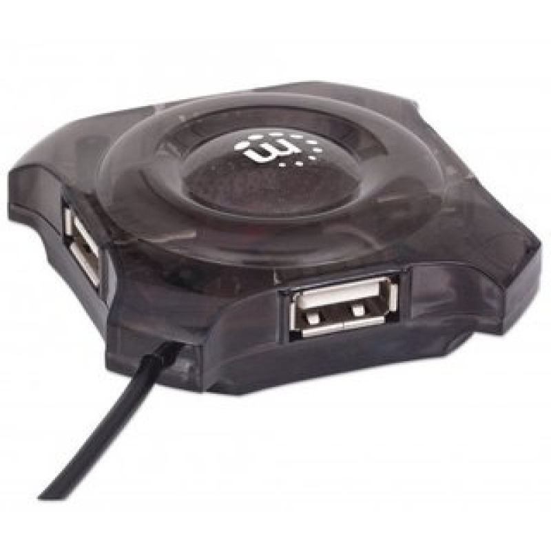 MANHATTAN 162272 - Mini Hub USB de 4 Puertos que Proveen Energía/ Soporta especificaciones USB 1.1/ Soporta Dispositivos y Puertos USB 2.0 (hasta 12 Mbps)/  image 9