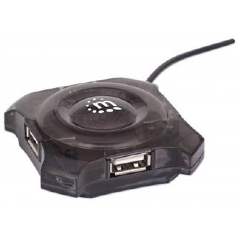 MANHATTAN 162272 - Mini Hub USB de 4 Puertos que Proveen Energía/ Soporta especificaciones USB 1.1/ Soporta Dispositivos y Puertos USB 2.0 (hasta 12 Mbps)/  image 13