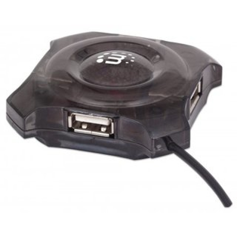 MANHATTAN 162272 - Mini Hub USB de 4 Puertos que Proveen Energía/ Soporta especificaciones USB 1.1/ Soporta Dispositivos y Puertos USB 2.0 (hasta 12 Mbps)/  image 15