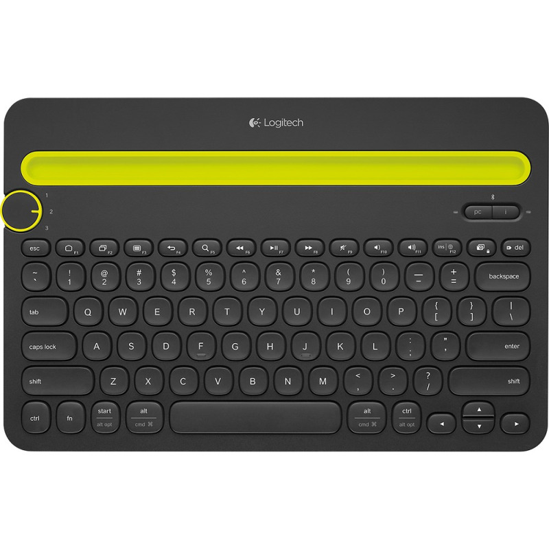 TECLADO LOGITECH K480 NEGRO/AMARILLO INALAMBRICO BLUETOOTH MULTIPLATAFORMA PC/TABLET/SMARTHONE image 6