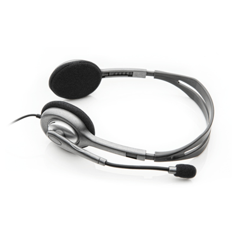 AUDIFONOS DIADEMA LOGITECH H111 JACK 3.5 MM GRIS image 19