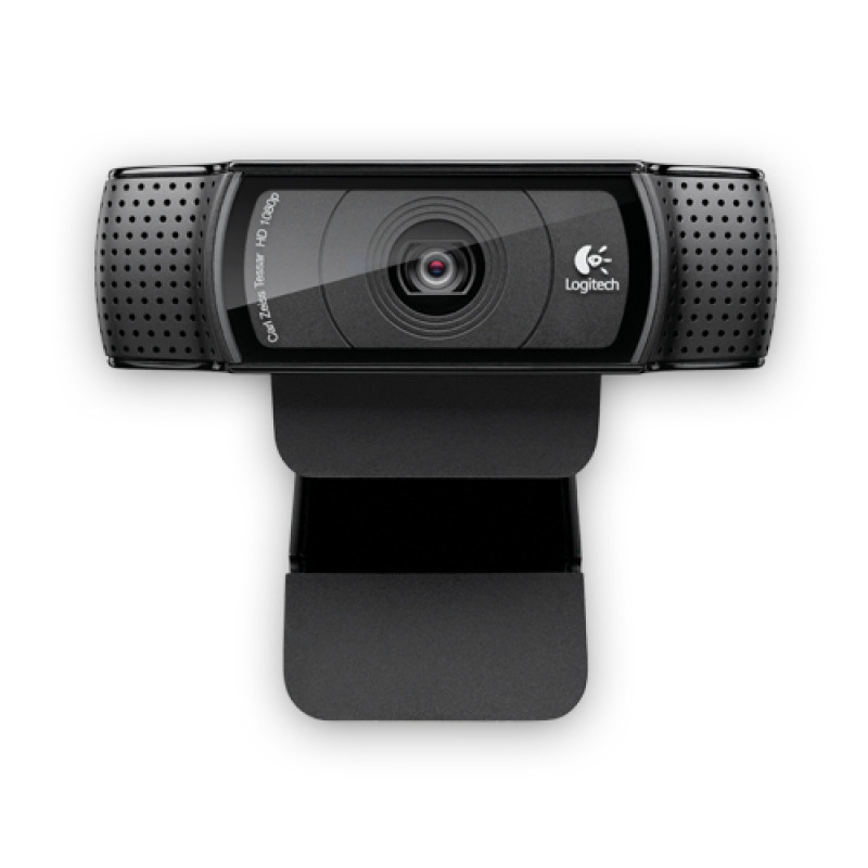 WEBCAM LOGITECH C920 FULL HD 1080P A 30 FPS 3MP FOTO 15MP ENFOQUE AUTOMATICO 2 MICOFONOS USB