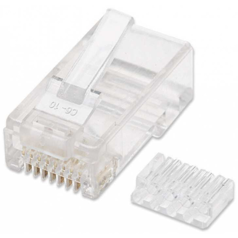 INTELLINET 503006 - PLUG RJ45 CAT 6 / UTP SOLIDO / 100 PZAS