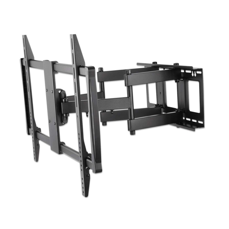 MANHATTAN 461221 Soporte para TV, de pared, movimiento articulado, pantallas curvas o planas de 60" a 100" de máximo 80 kg