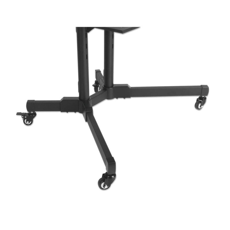 MANHATTAN 461238 - Soporte para TV / de piso, tipo carrito, /  de acero, con inclinación / pantallas planas de 37" a 70" de máximo 50 kg image 7