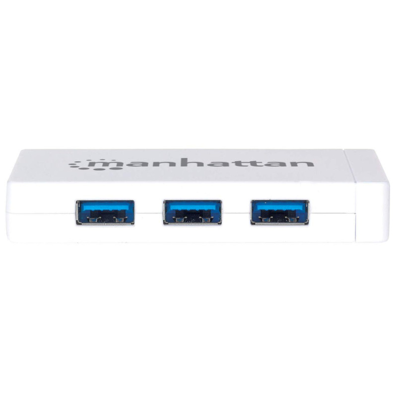 MANHATTAN 507578 - HUB USB 3.0 / 3 puertos / Adaptador Gigabit Ethernet / 5Gbps / Un puerto 10/100/1000 Mbps para UltraBook™ y Macbook® image 8