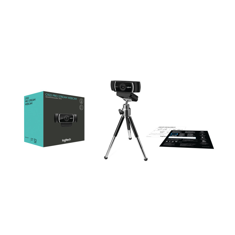 WEBCAM LOGITECH C922 PRO STREAM FULL HD 1080P ENFOQUE AUTOMATICO 2 MICOFONOS USB PC/MAC/ANDROID image 15