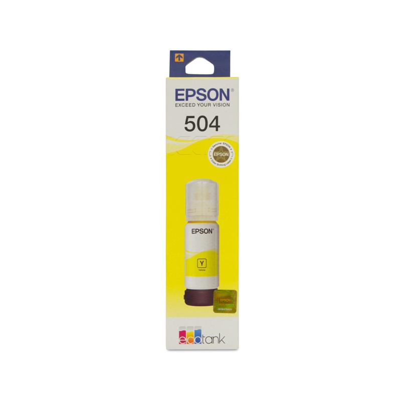 CARTUCHO EPSON MODELO T504 AMARILLO, PARA L4150, L4160, L6161, L6171, L6191