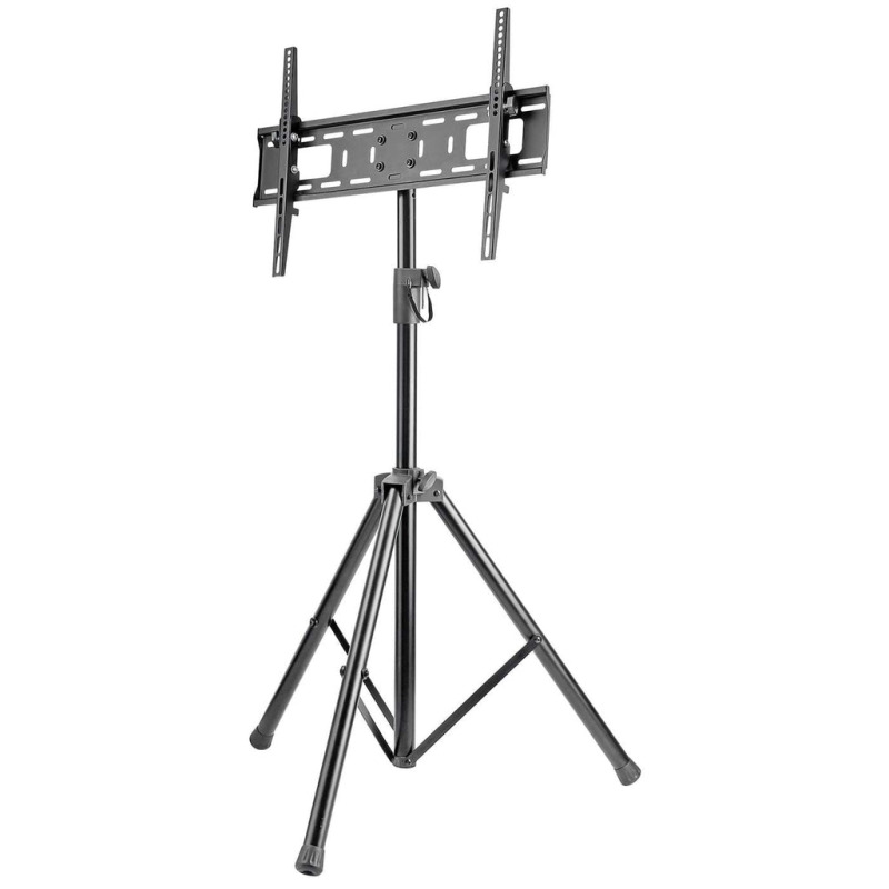 MANHATTAN 461412- Soporte de Piso para Pantallas de 37 a 70 Pulgadas/ 35 Kg de Carga/ Trípode con Ajuste de Altura de 1.24 a 1.88 Mts/ Ajuste de Inclinación/ VESA 200/ 400x200/ 300/ 400/ 600x400/