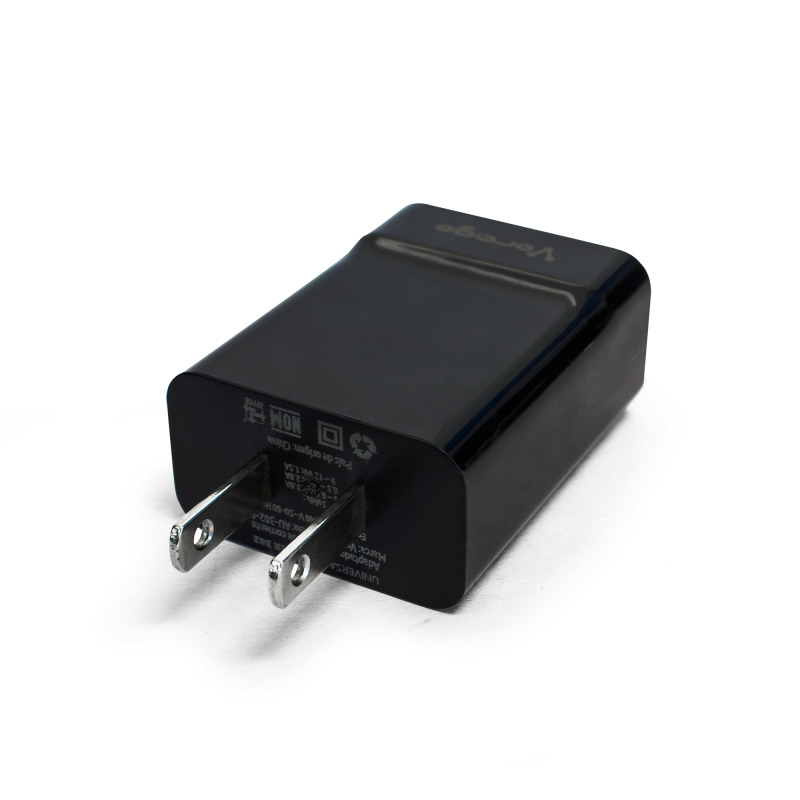 Vorago AU-302-BK adaptador e inversor de corriente Universal Negro