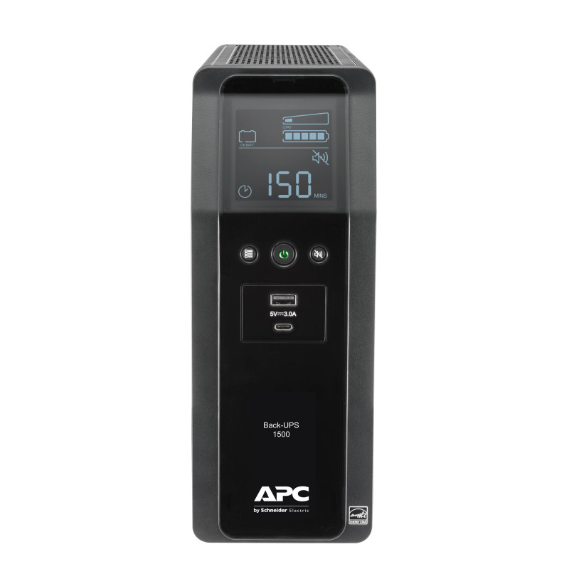 UNIDAD BACK UPS PRO BR 1500 VA, 10 TOMAS DE SALIDA, 2 PUERTOS USB DE CARGA, AVR, INTERFAZ LCD, LAM image 18