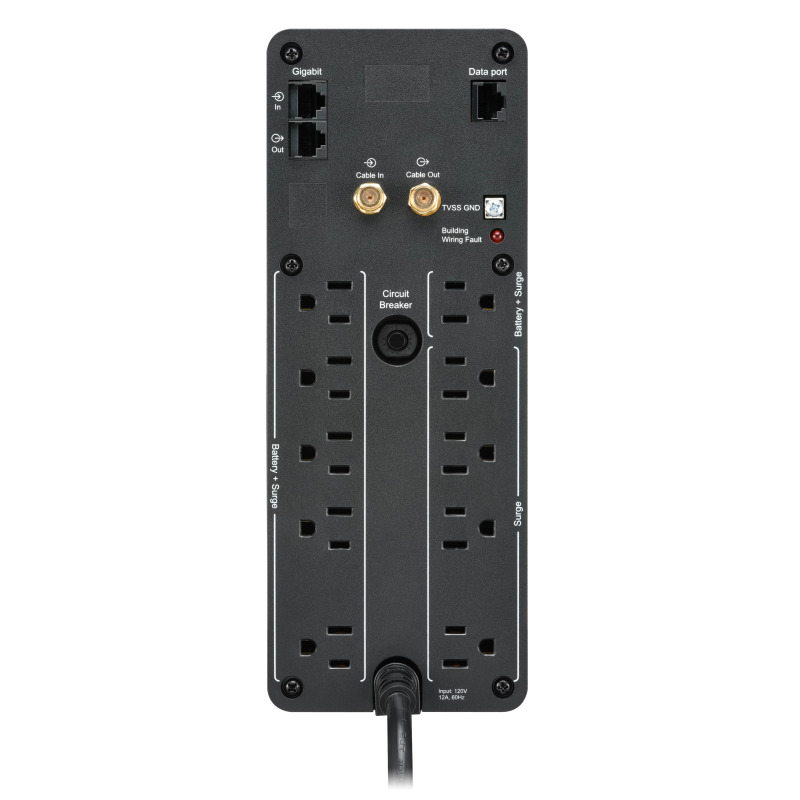 UNIDAD BACK UPS PRO BR 1500 VA, 10 TOMAS DE SALIDA, 2 PUERTOS USB DE CARGA, AVR, INTERFAZ LCD, LAM image 20