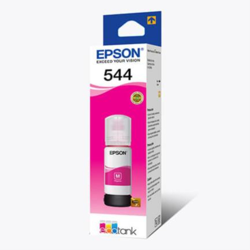 CARTUCHO EPSON MODELO T544 MAGENTA, TINTA DYE, PARA L1210, L3210, L3250, L3110, L3150, L5190