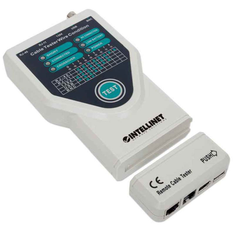 PROBADOR DE CABLE,INTELLINET,780094, RED 5 EN 1, RJ11 / RJ45 / USB / BNC / FIREWIRE image 3